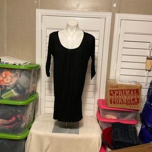 Lucy Black Long Sleeve Dress